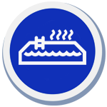 Pool heating icon